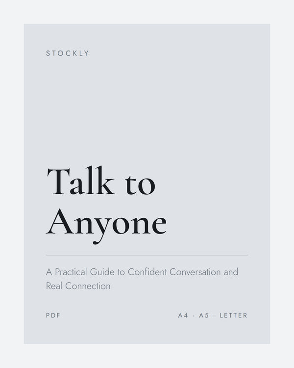 Talk to Anyone — A Practical Guide to Confident Conversation and Real Connection (Ebook)