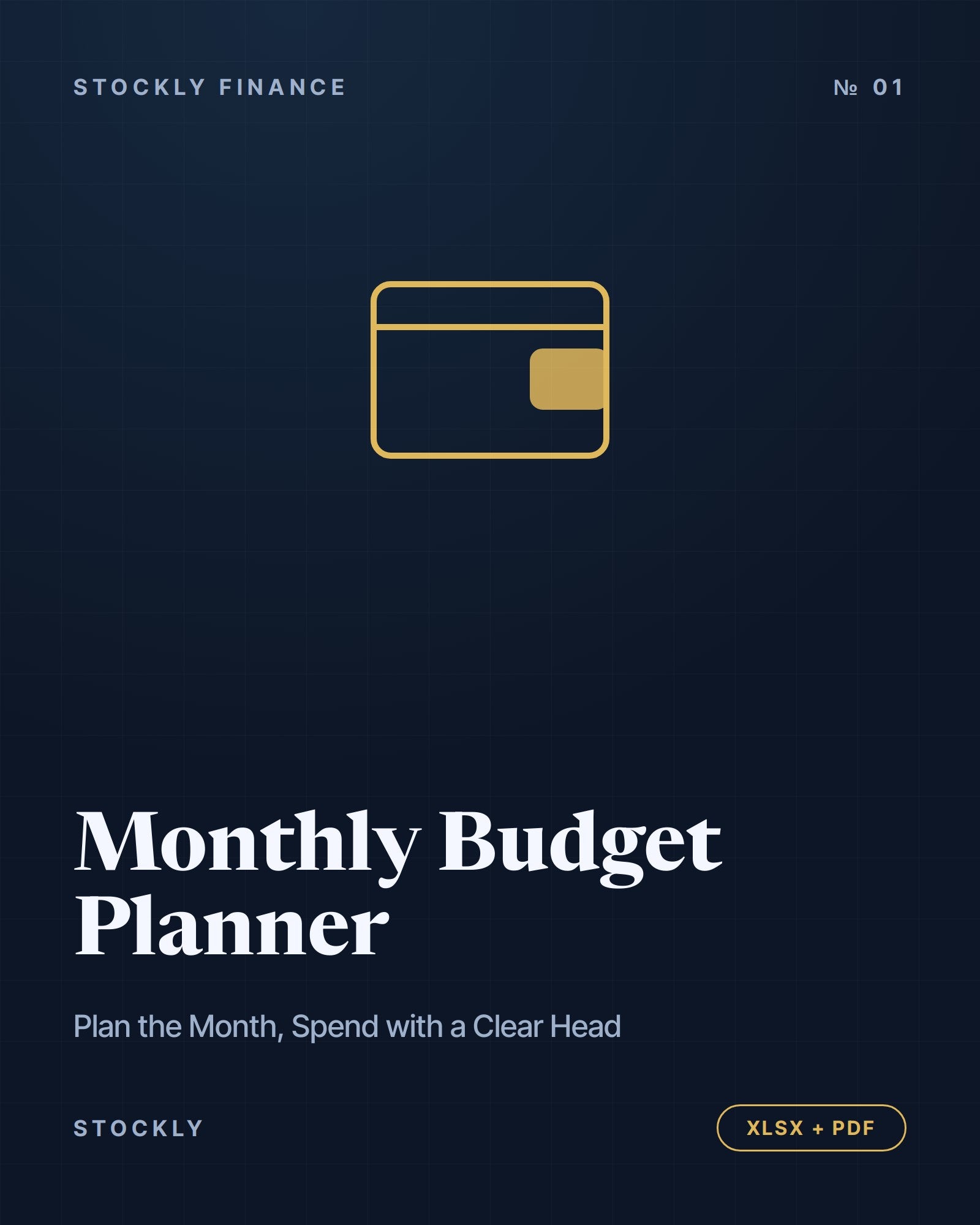 Monthly Budget Planner — cover