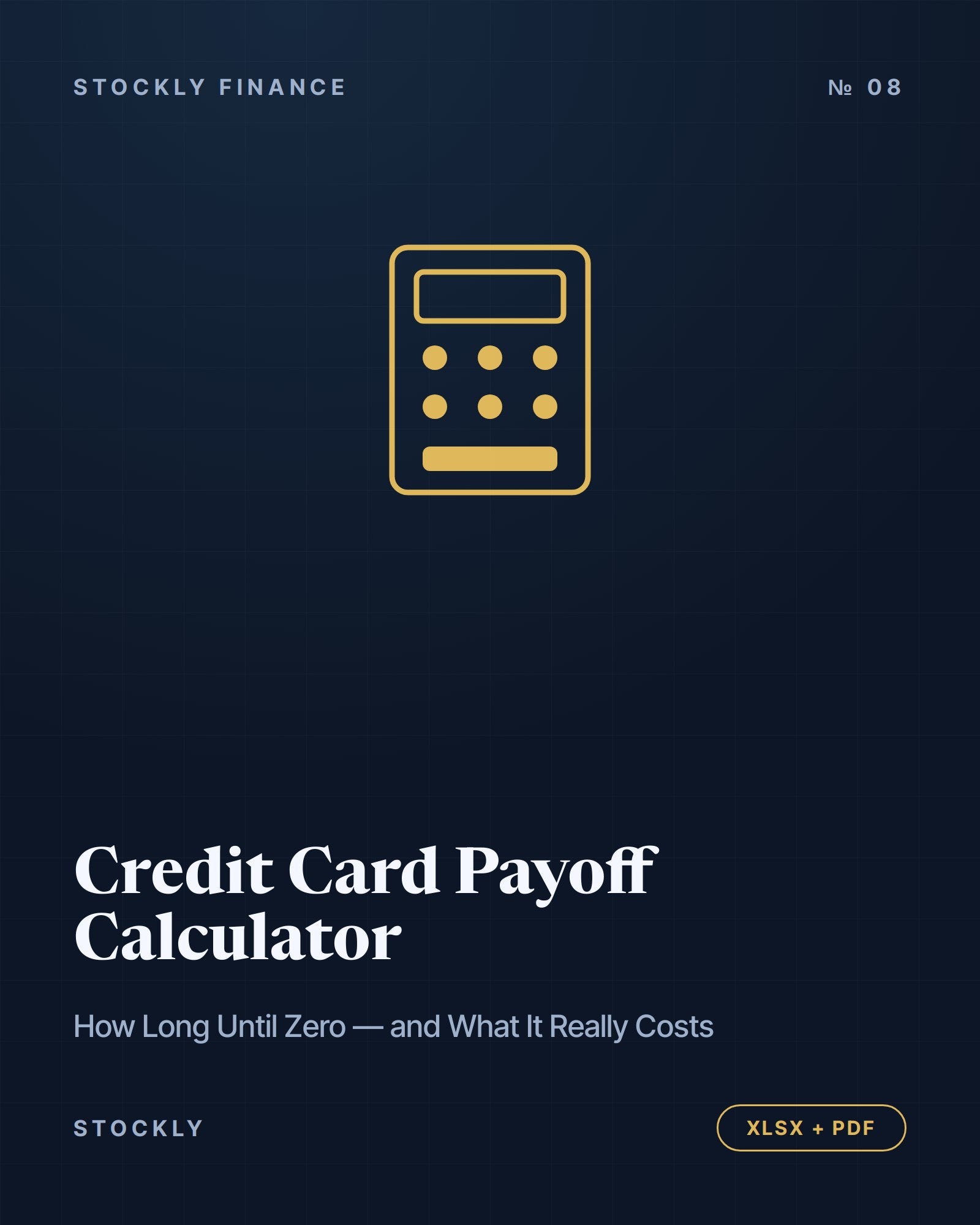 Credit Card Payoff Calculator — cover
