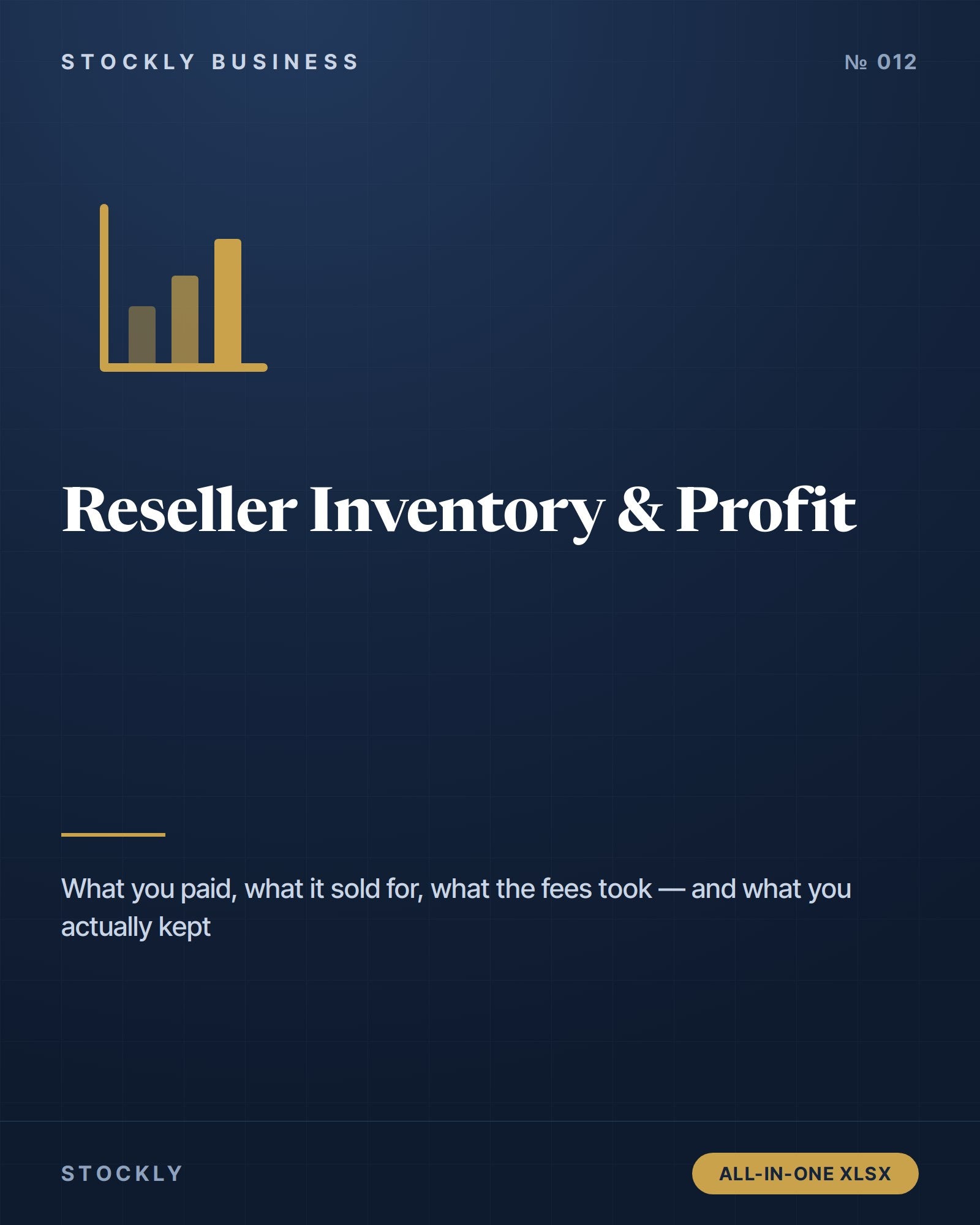 Reseller Inventory & Profit Tracker — cover
