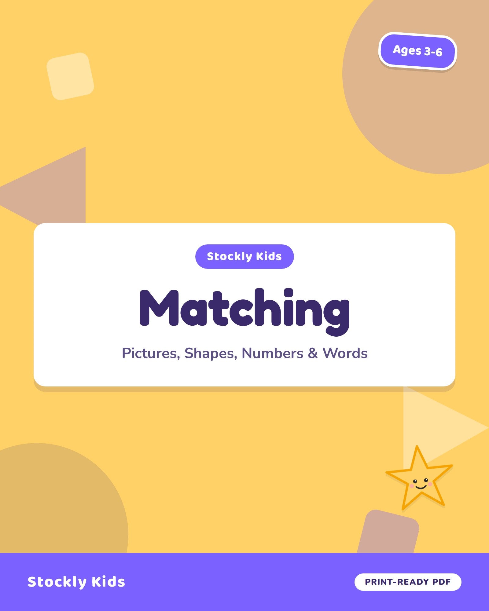 Matching Activities Pack — cover