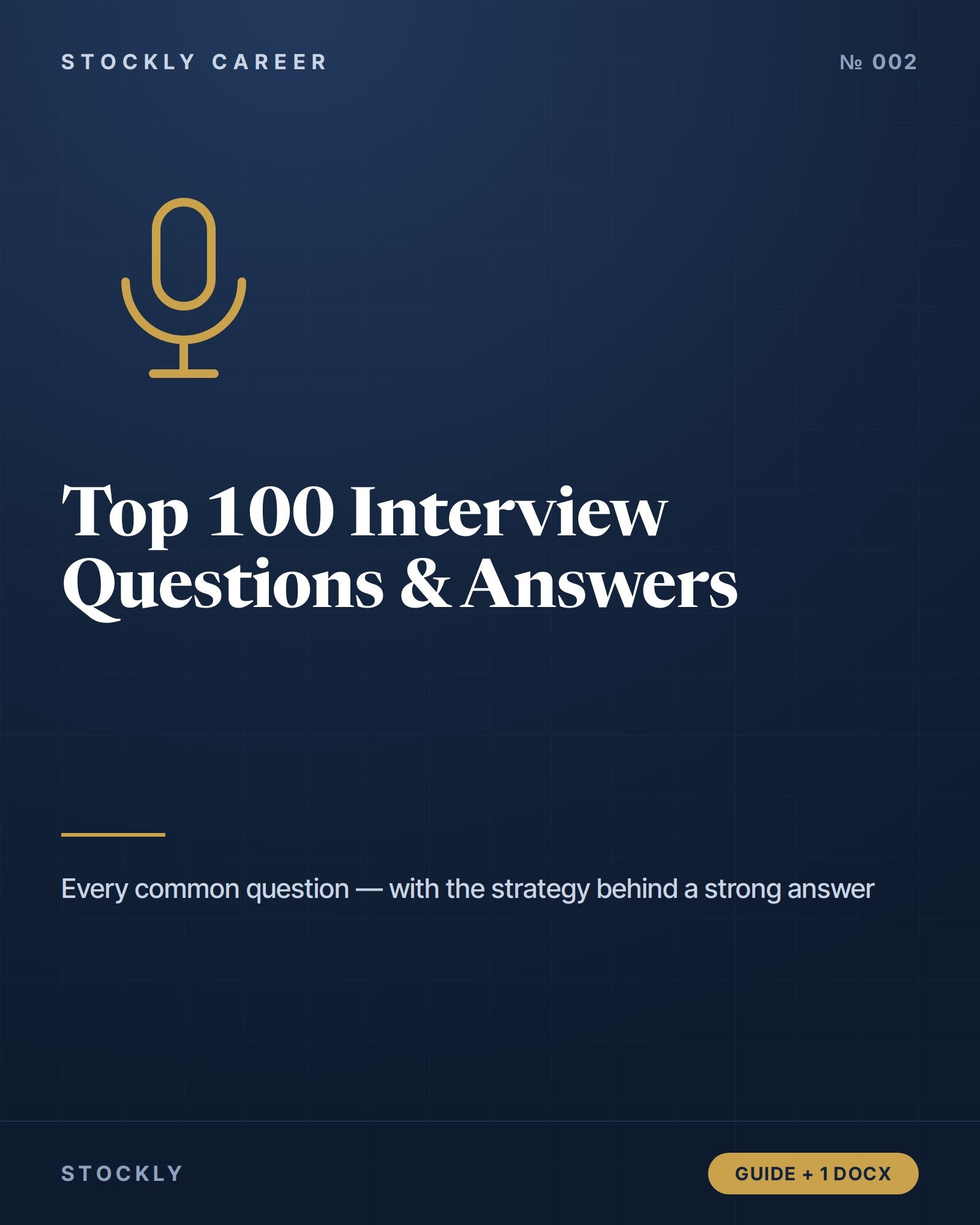 Top 100 Interview Questions & Answers — cover