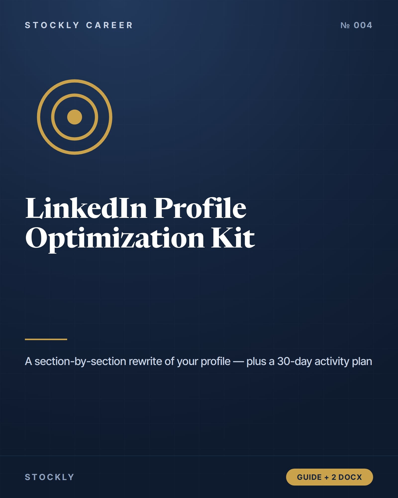 LinkedIn Profile Optimization Kit — cover