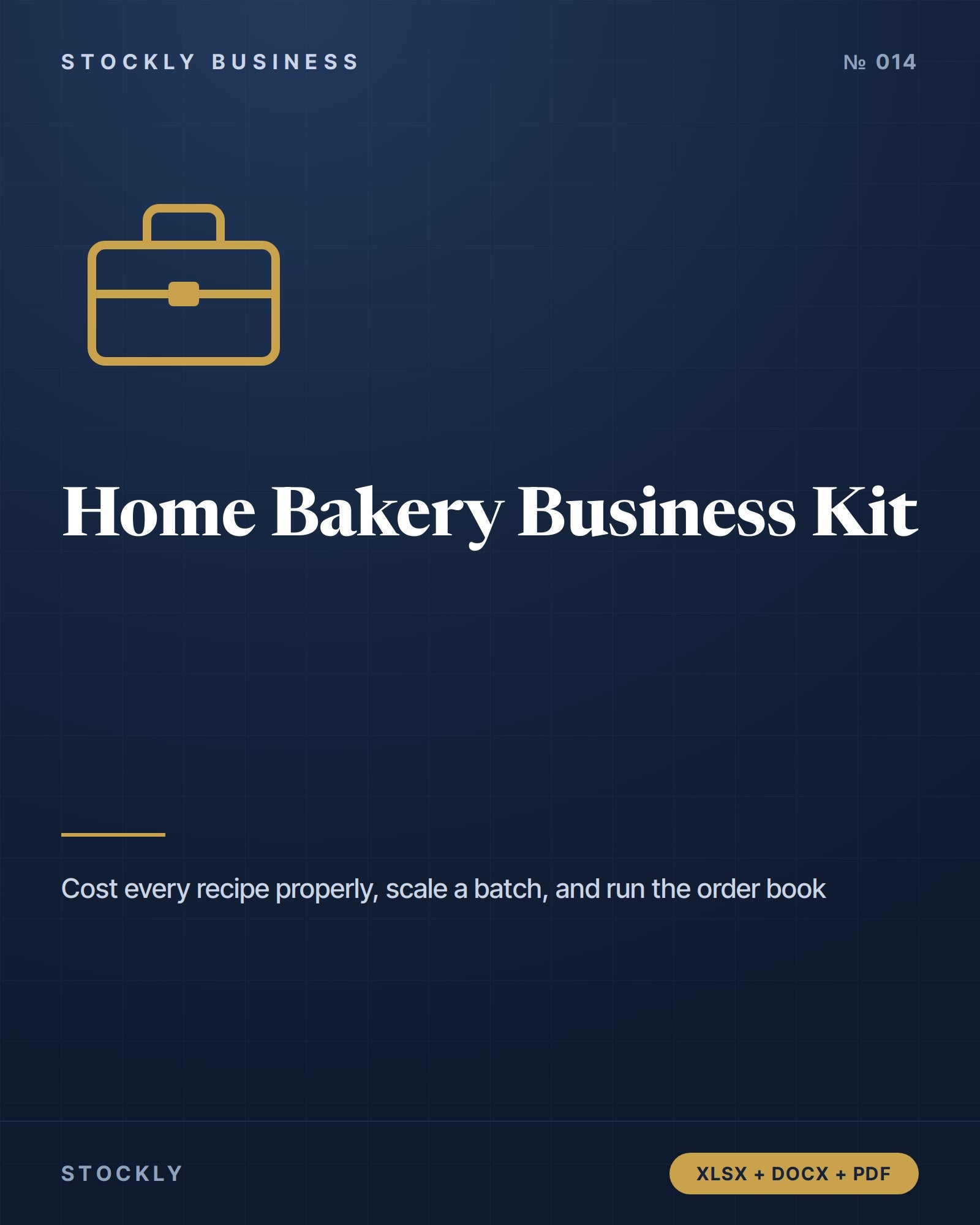 Home Bakery Business Kit — cover