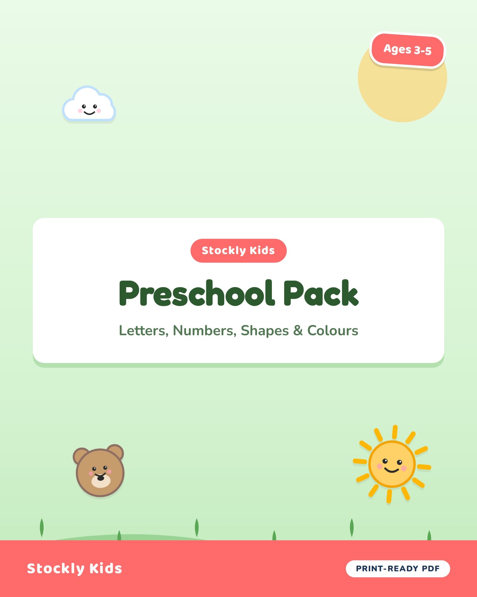 Preschool Learning Pack — cover