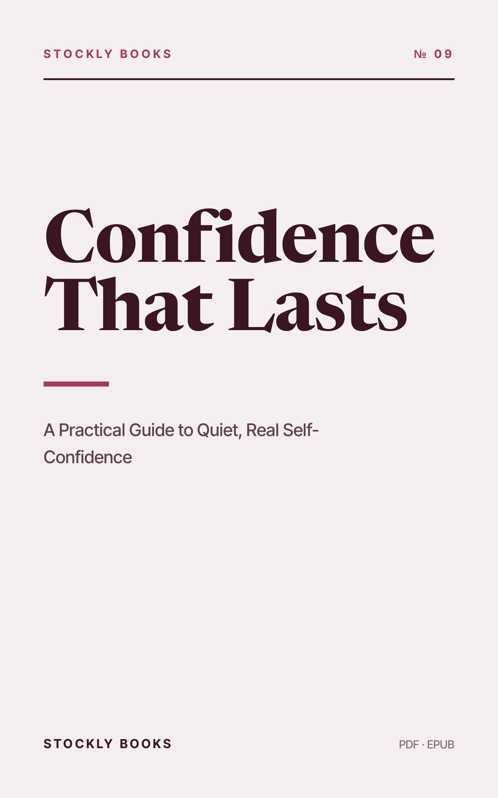 Confidence That Lasts — cover