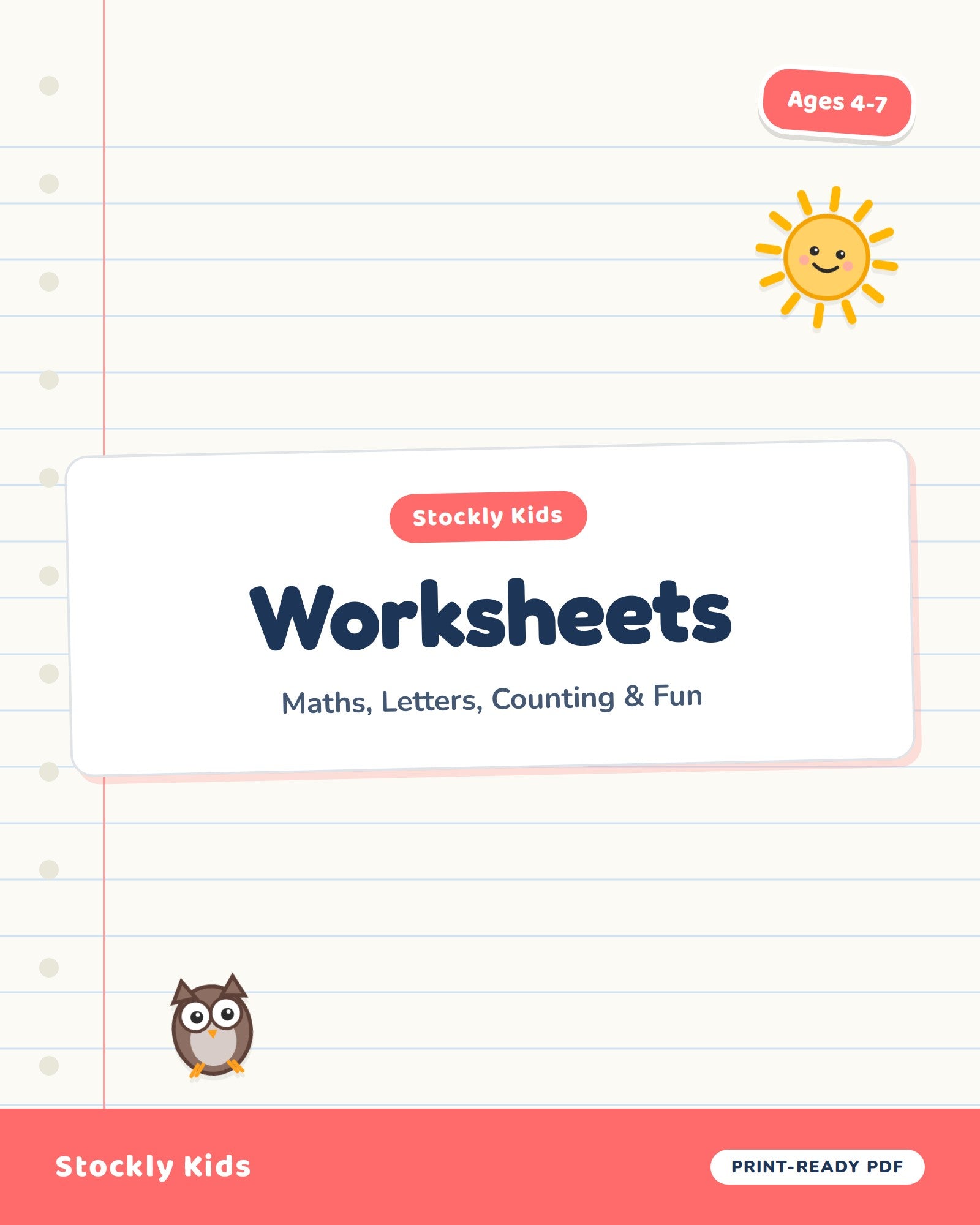Kids Worksheets Starter Pack — cover