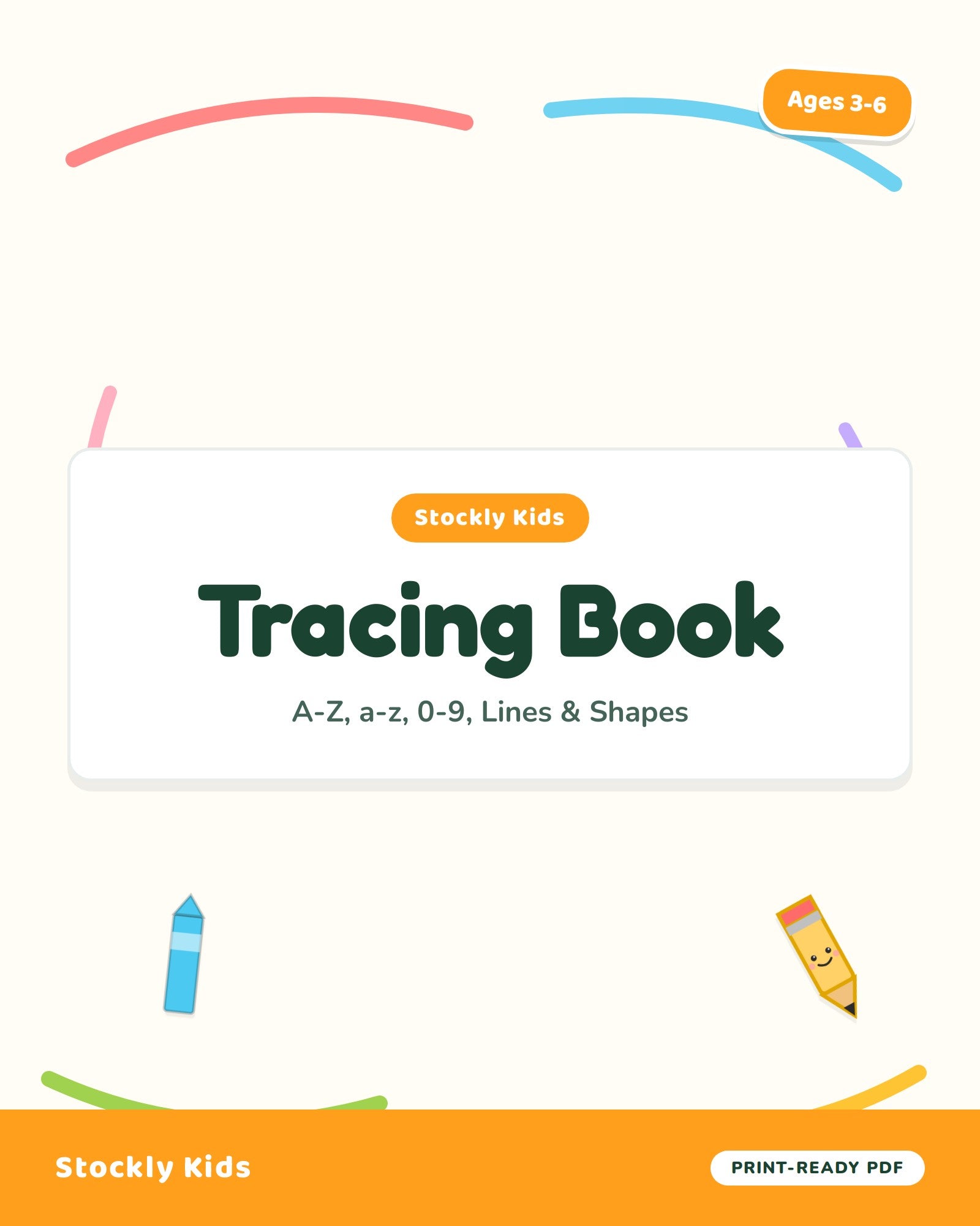 Letters & Numbers Tracing Book — cover