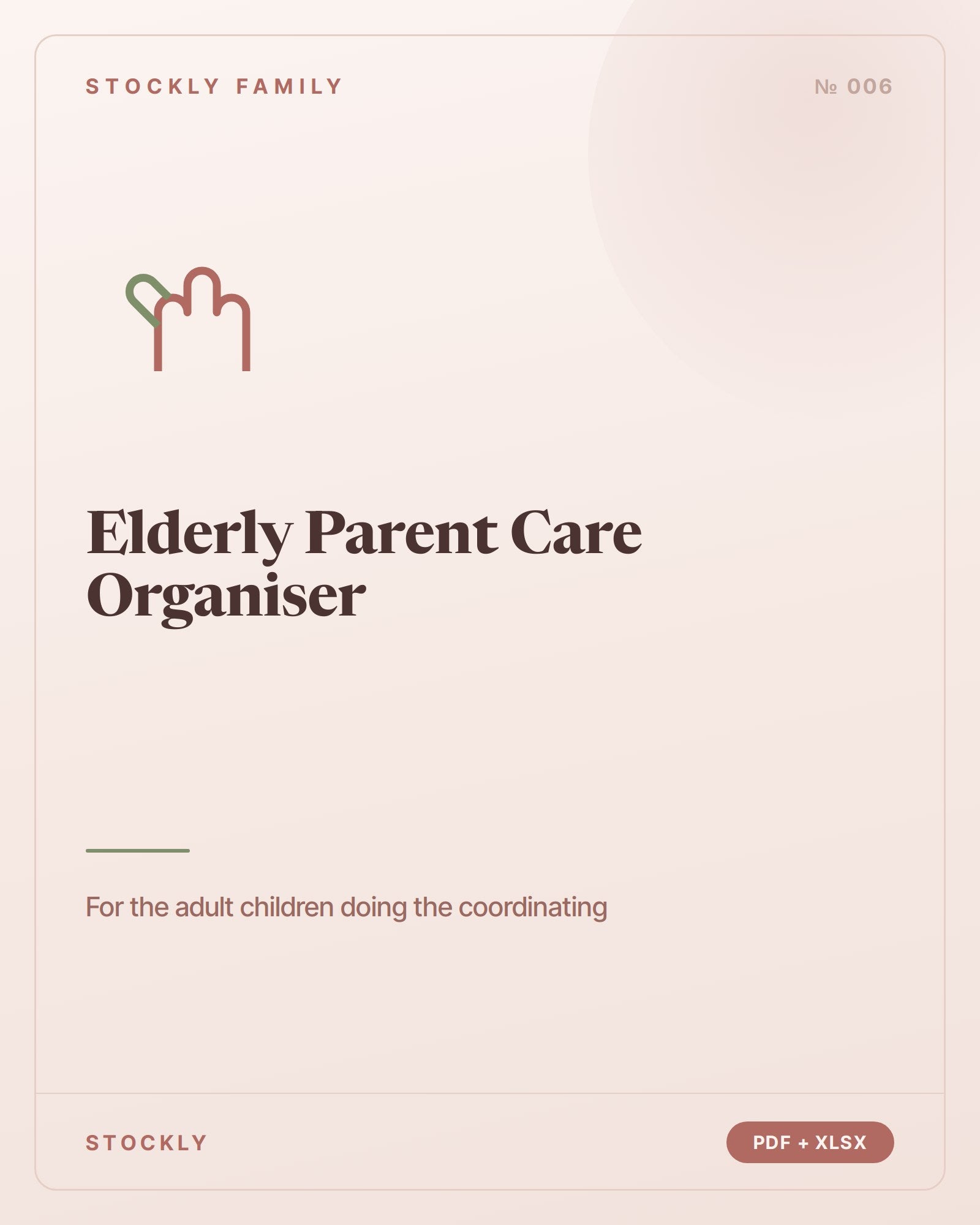 Elderly Parent Care Organiser — cover