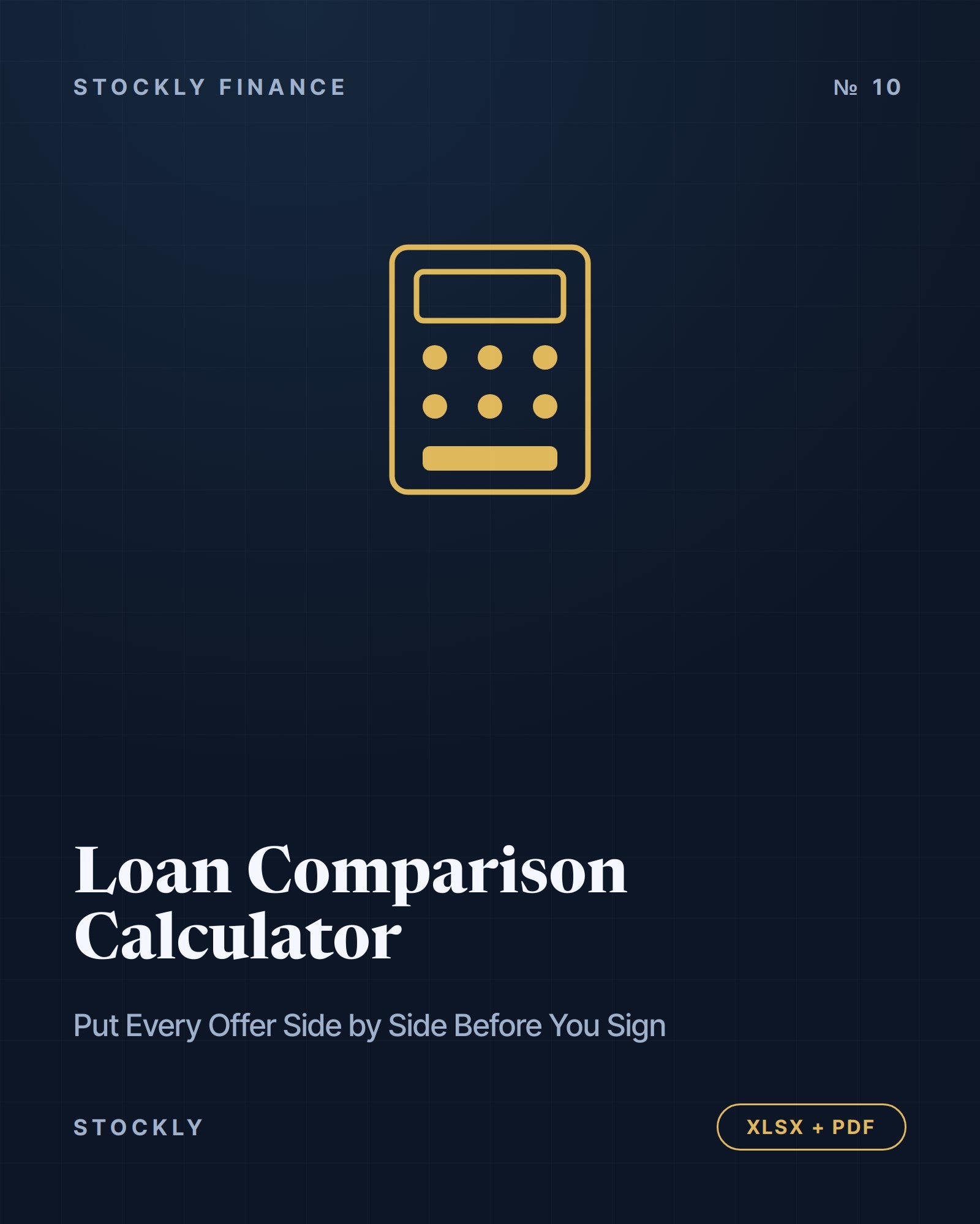 Loan Comparison Calculator — cover