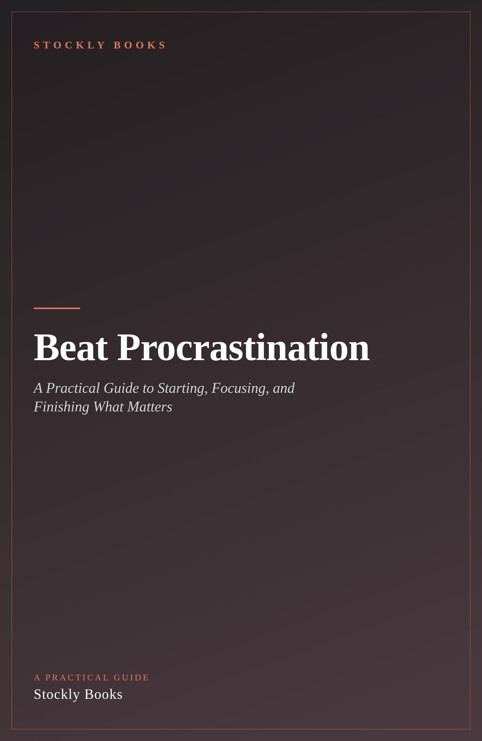 Beat Procrastination — cover
