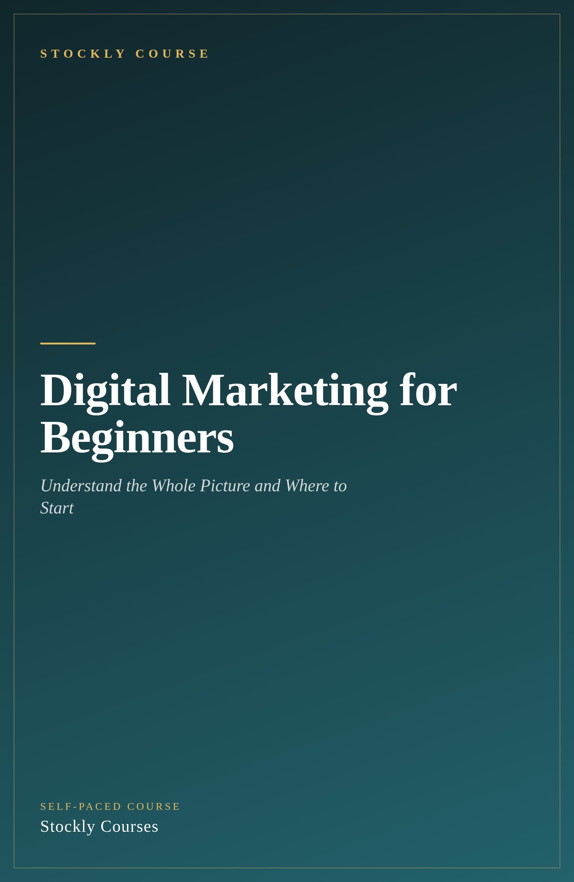Digital Marketing for Beginners — cover