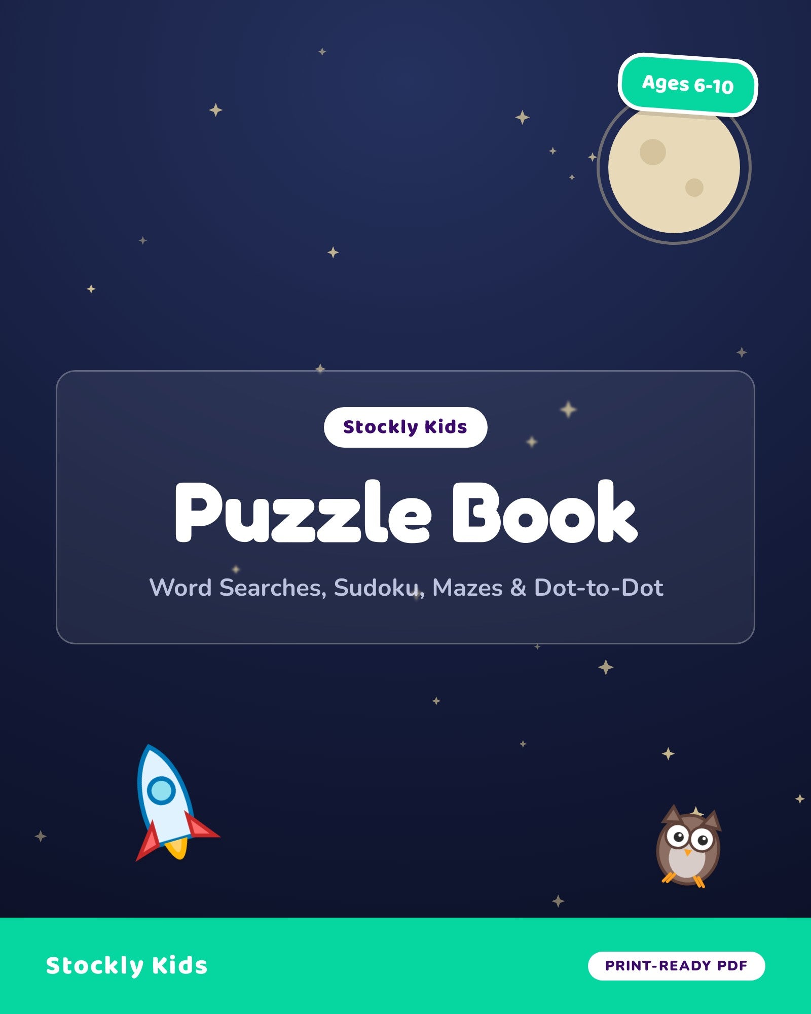 Kids Puzzle Book — cover