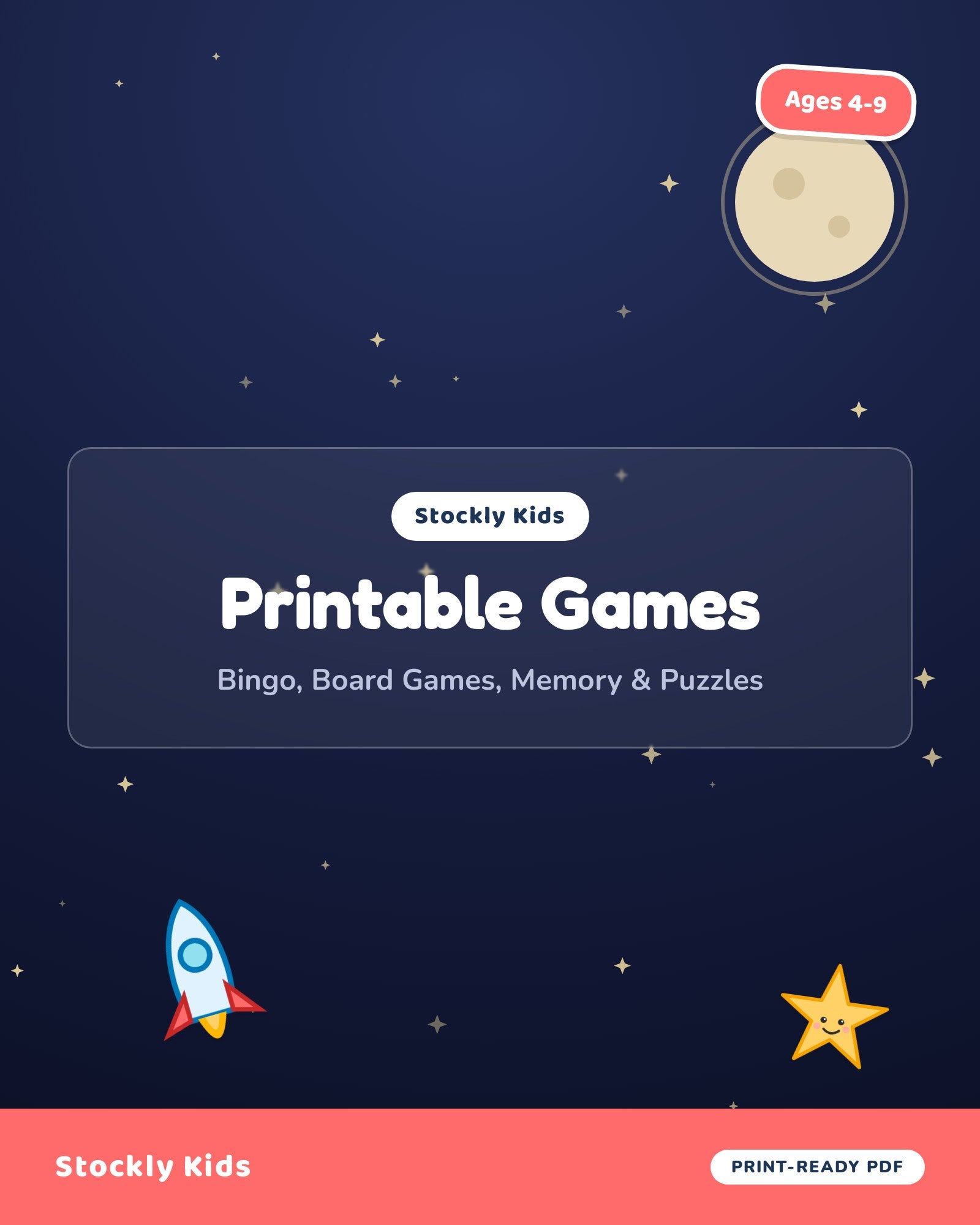 Printable Games Pack — cover