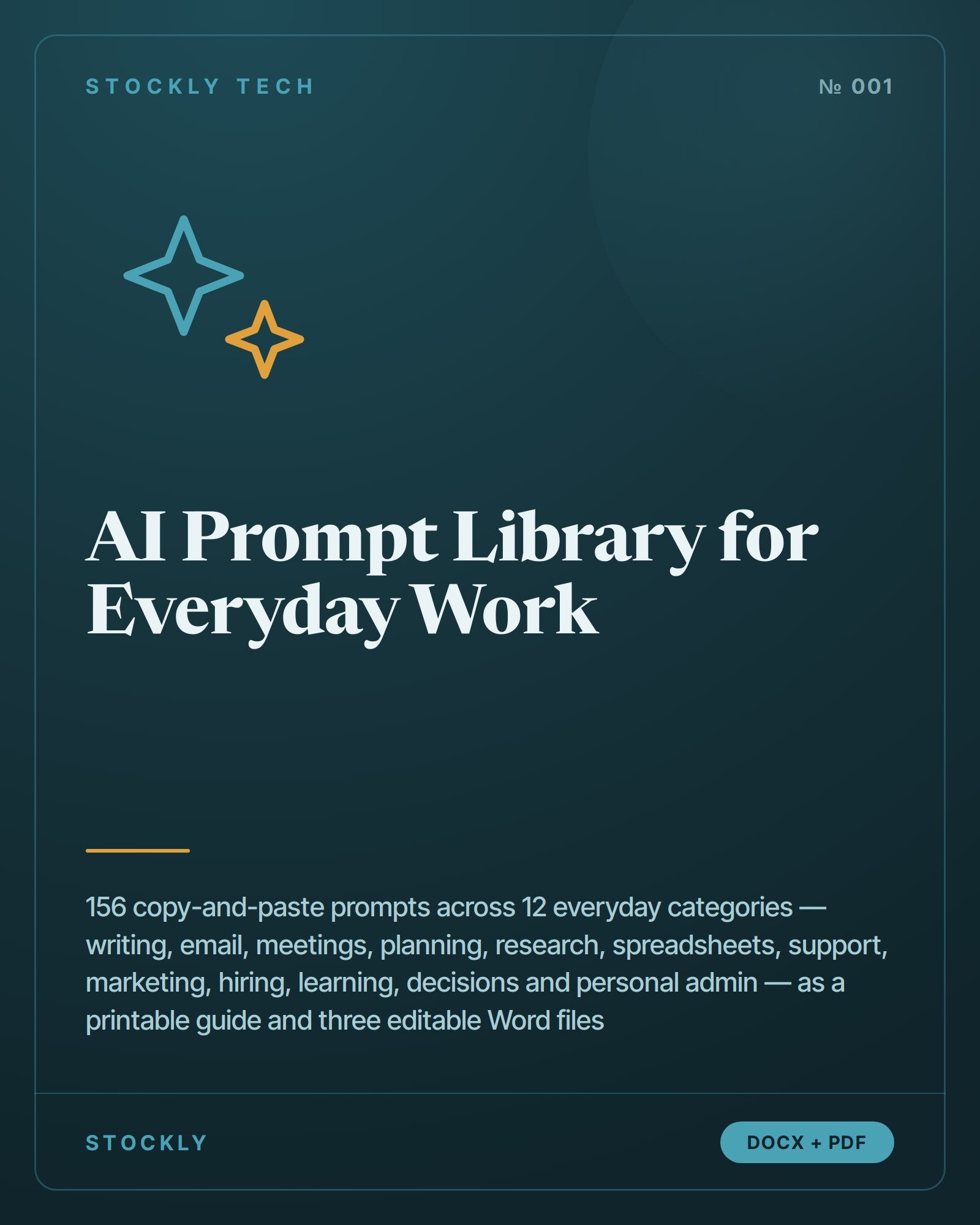 AI Prompt Library for Everyday Work — cover