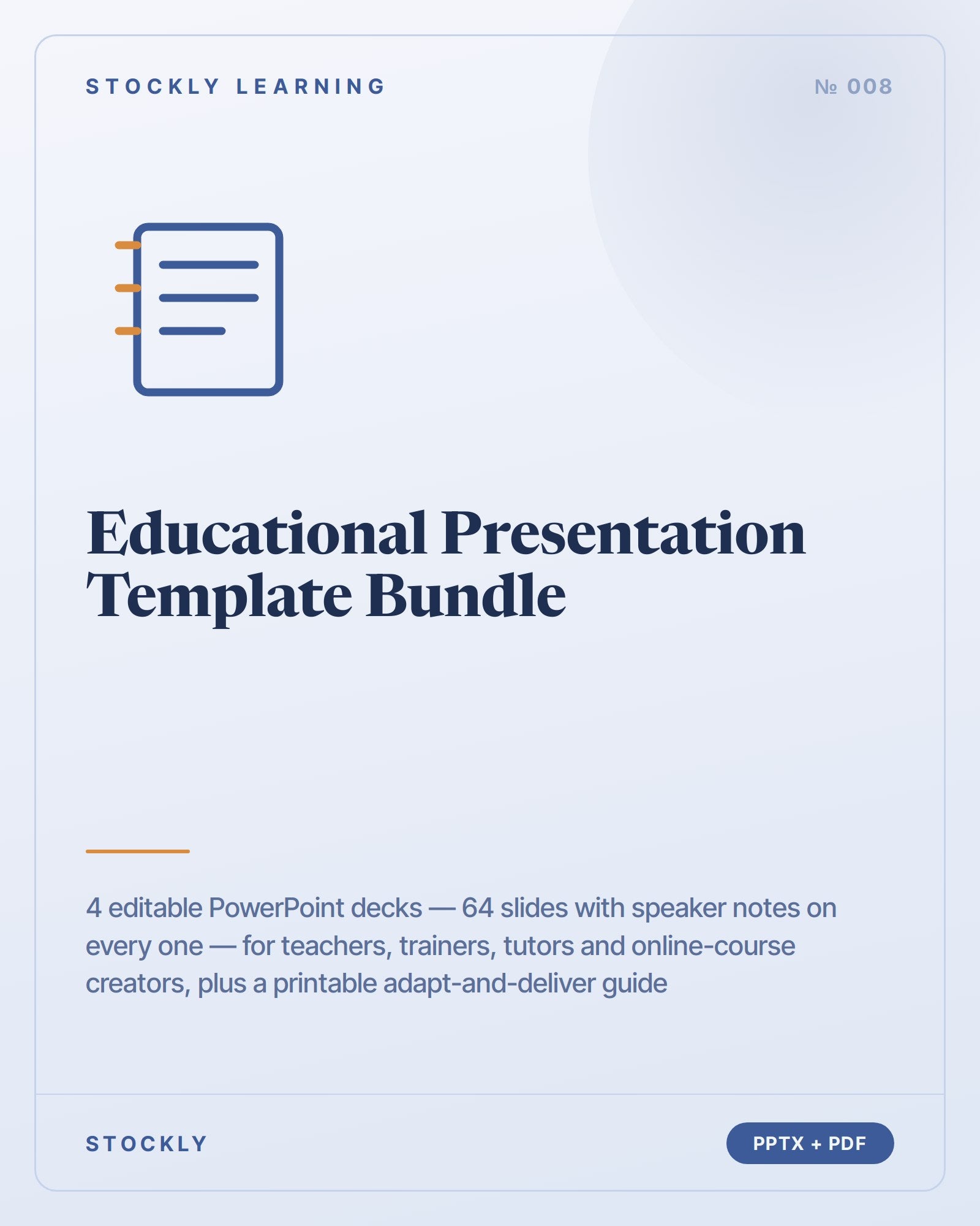 Educational Presentation Template Bundle — cover