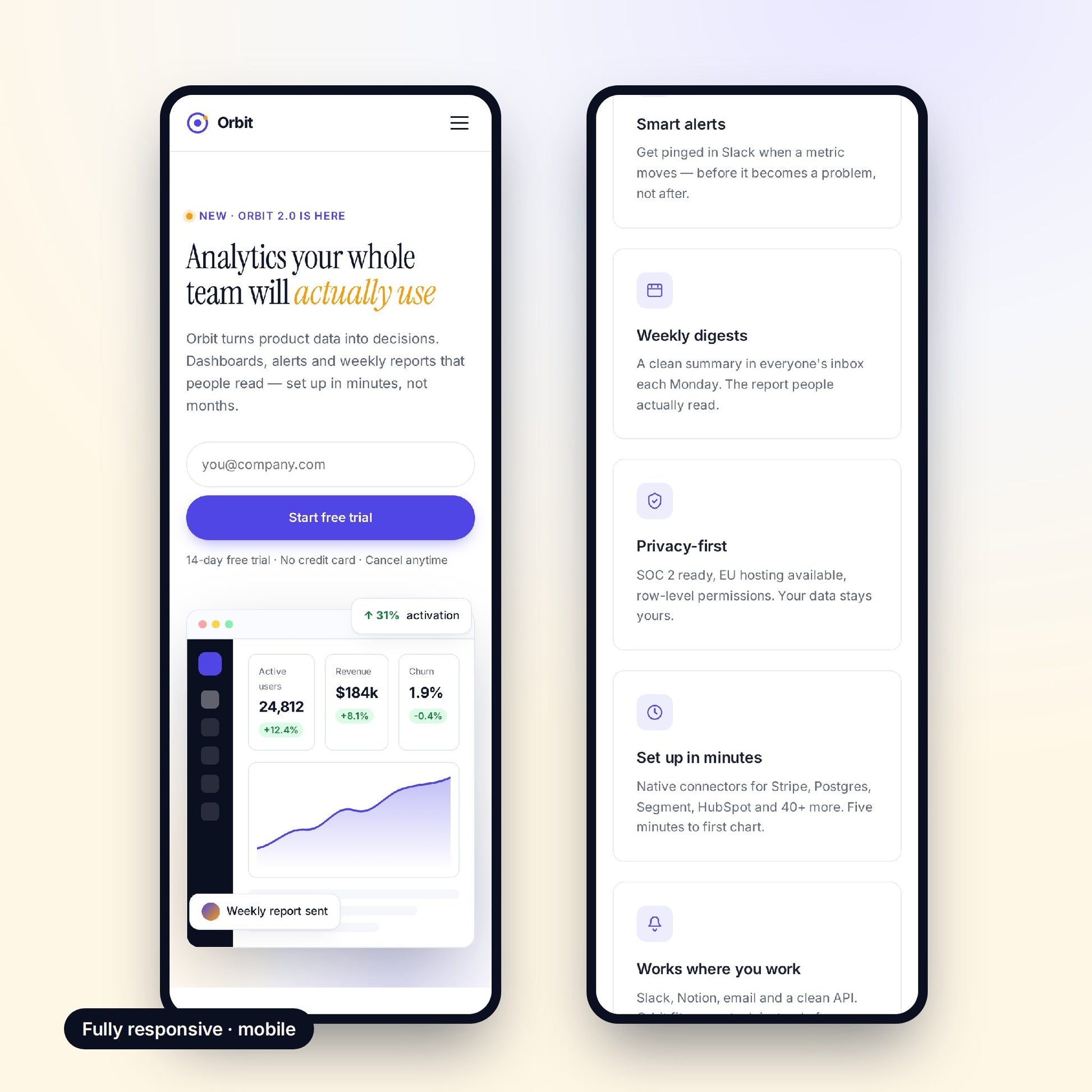 Mobile view