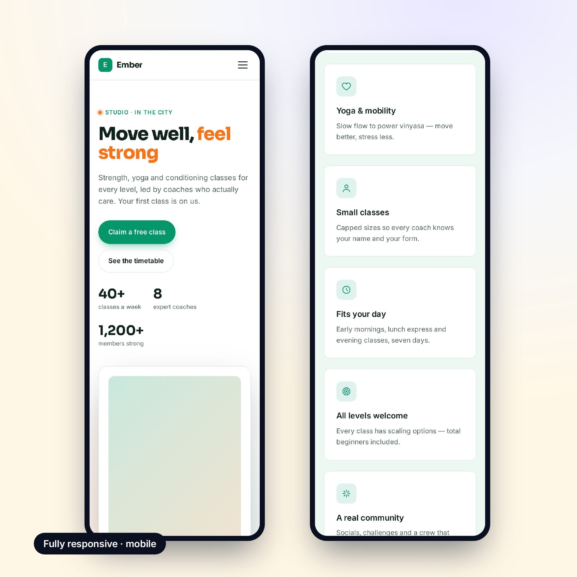 Mobile view