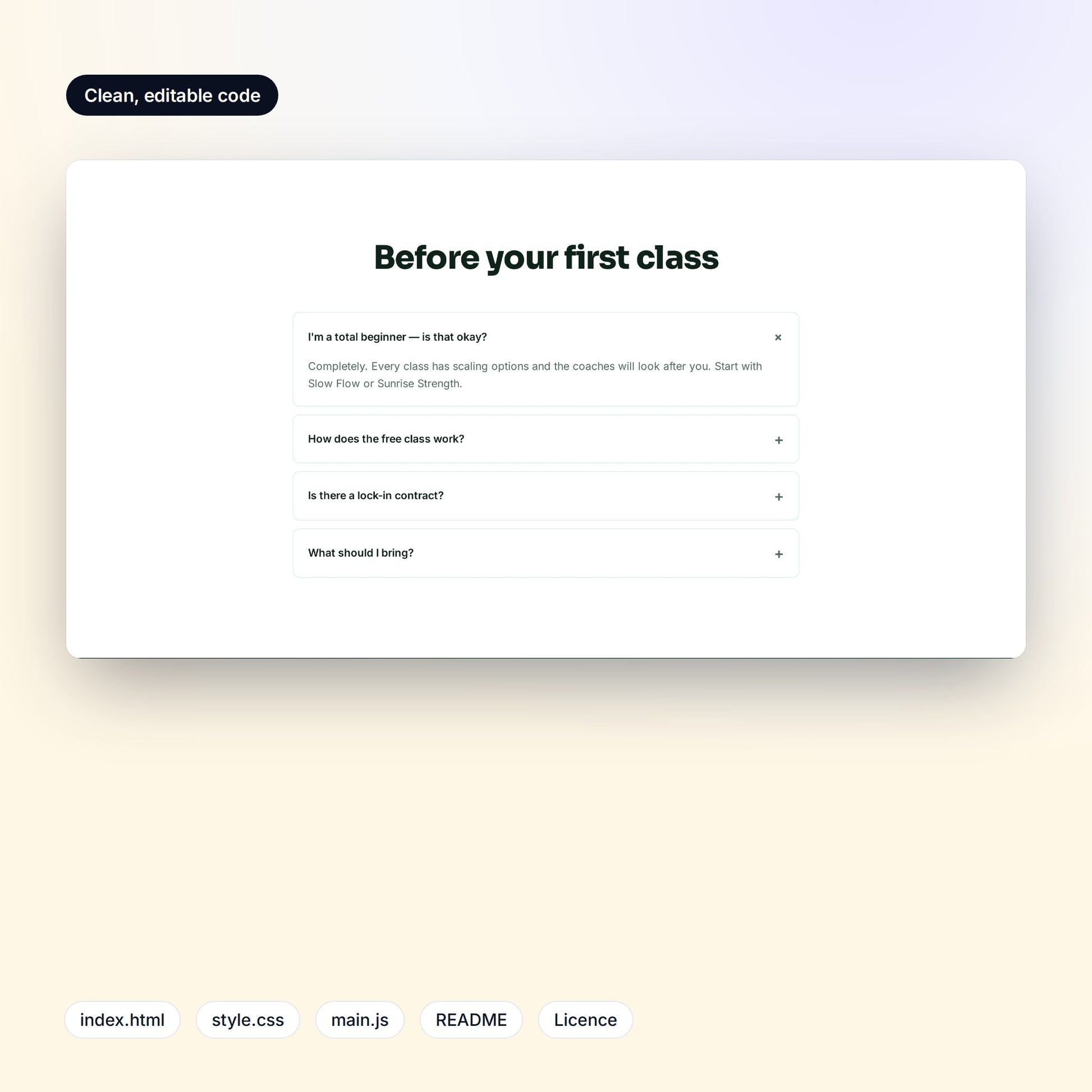 Feature grid