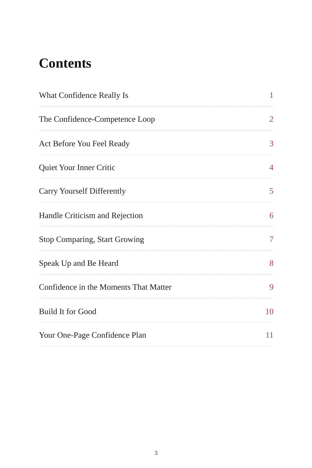 Confidence That Lasts — look inside