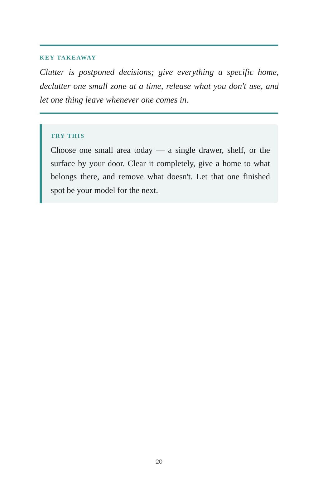 Get Organized — look inside