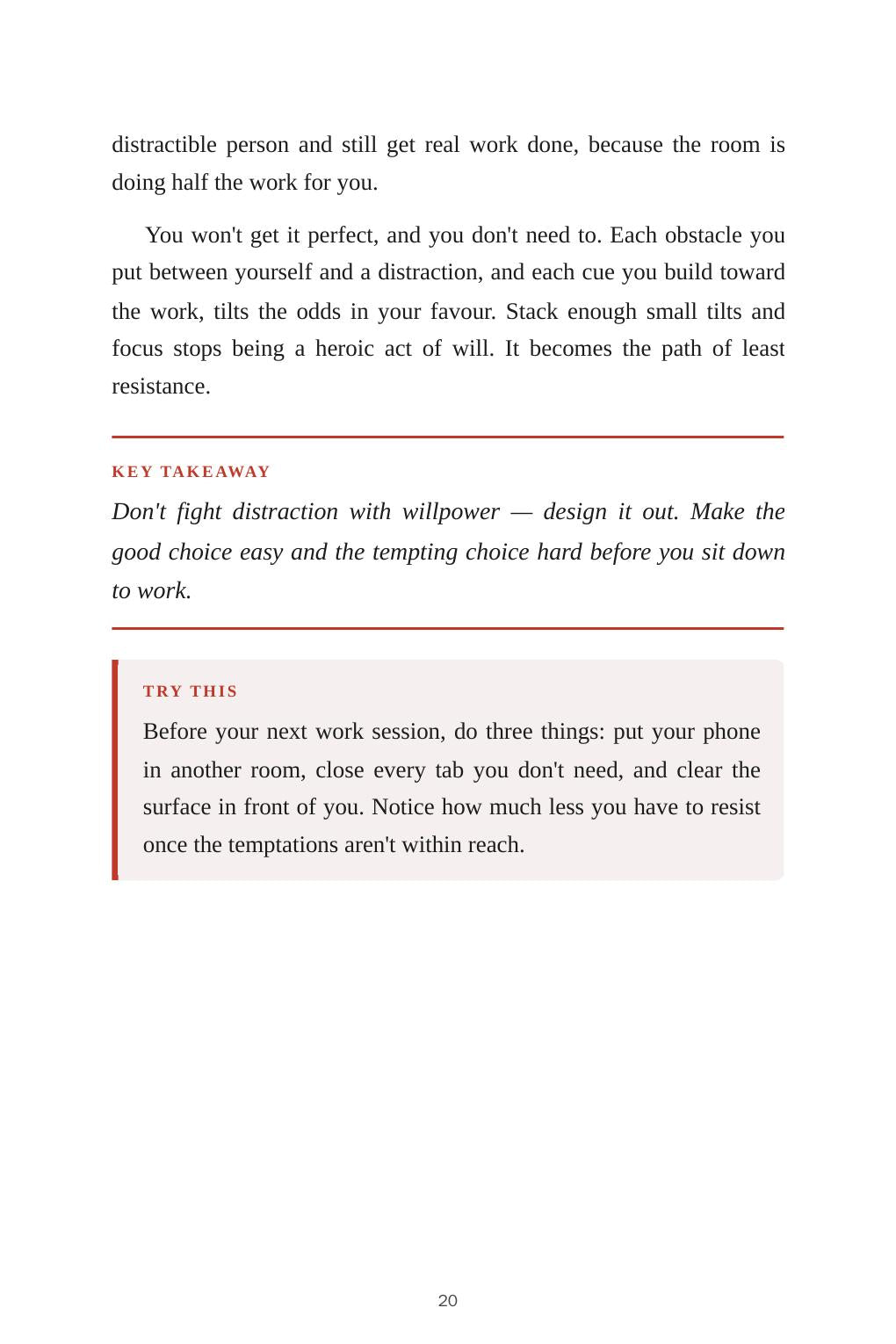 Beat Procrastination — look inside