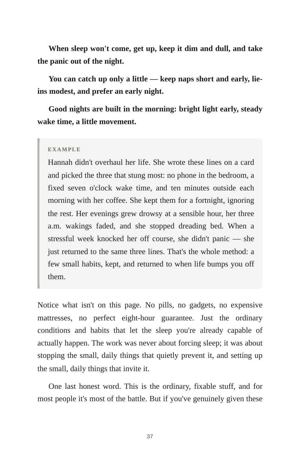 Sleep Better Tonight — look inside