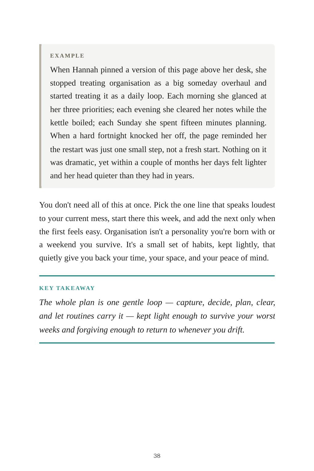 Get Organized — look inside