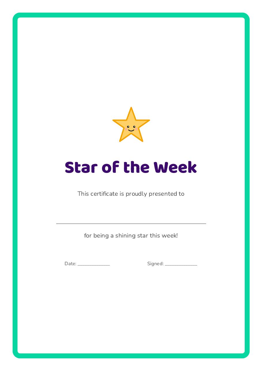 Kids Certificates Pack — page 1