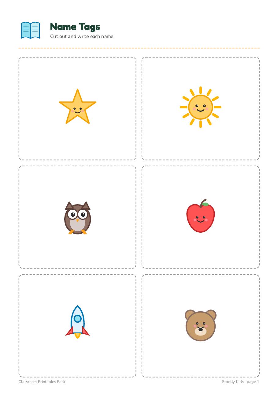 Classroom Printables Pack — page 1