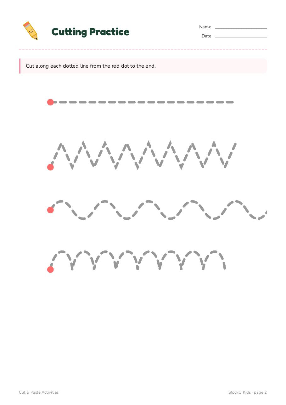 Cut & Paste Activities — page 2