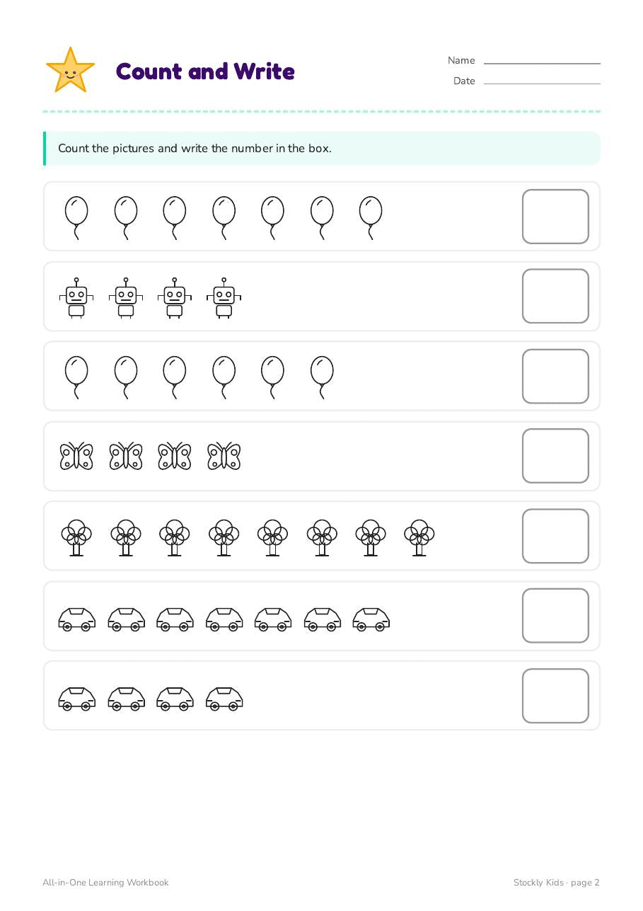 All-in-One Learning Workbook — page 2