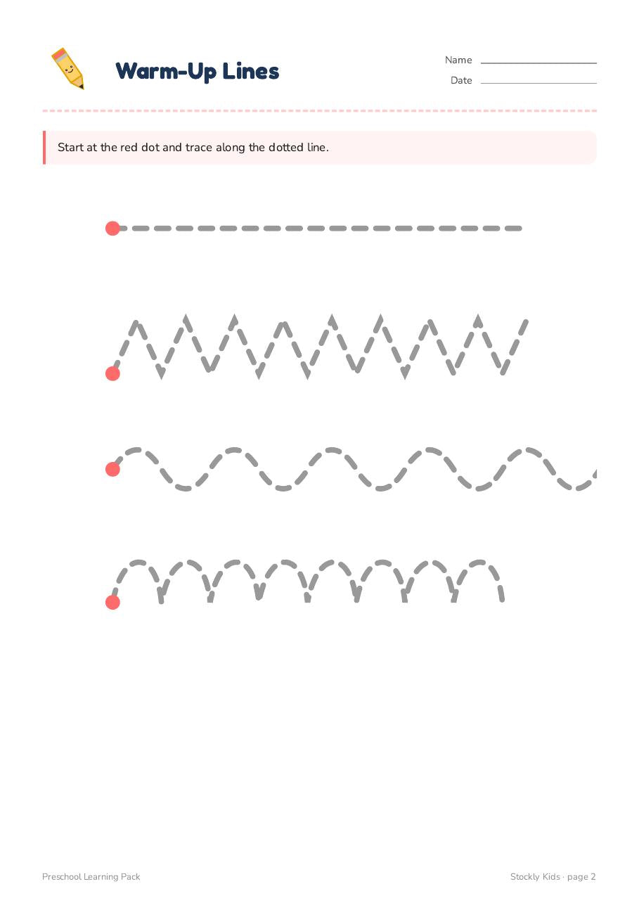 Preschool Learning Pack — page 2