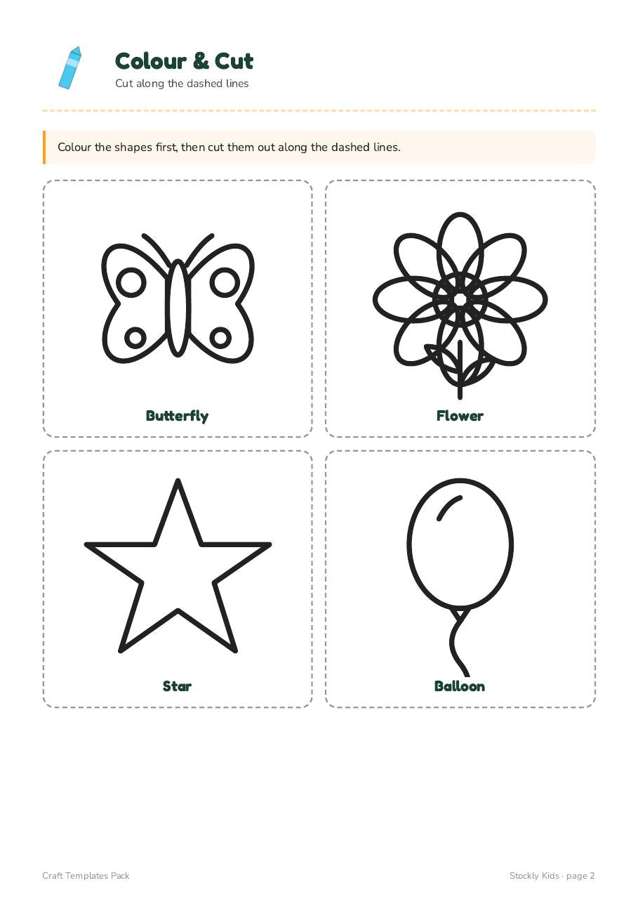 Craft Templates Pack — page 2