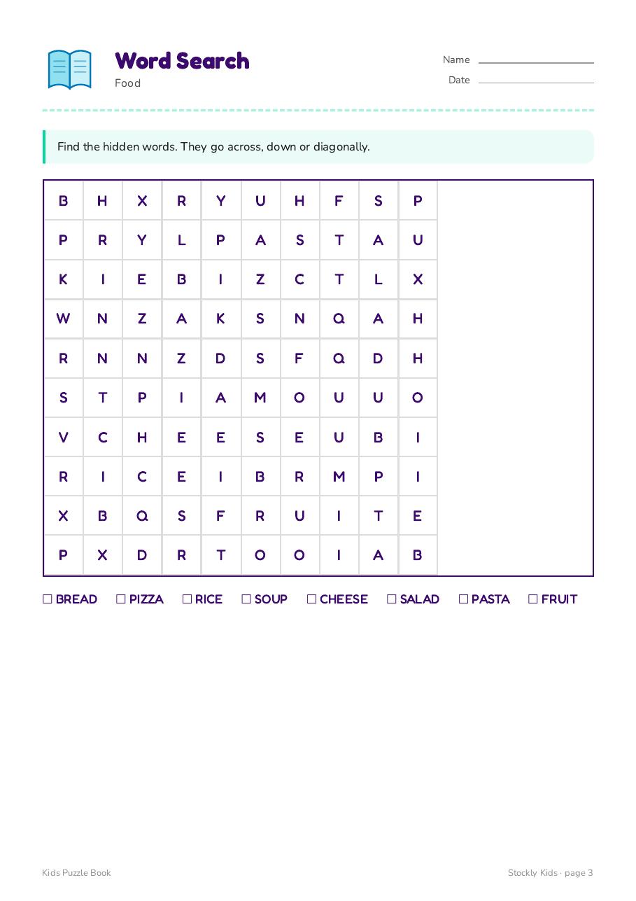 Kids Puzzle Book — page 3