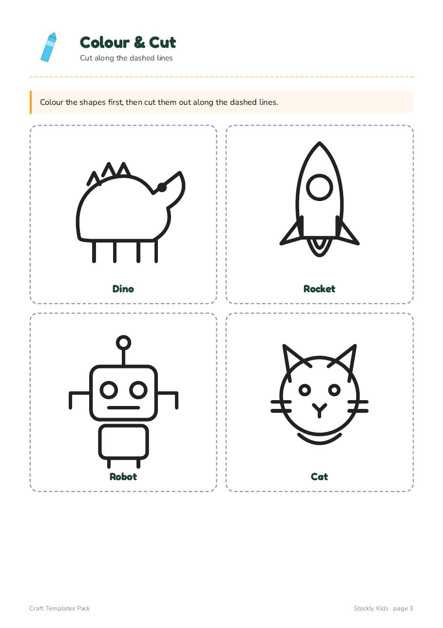 Craft Templates Pack — page 3
