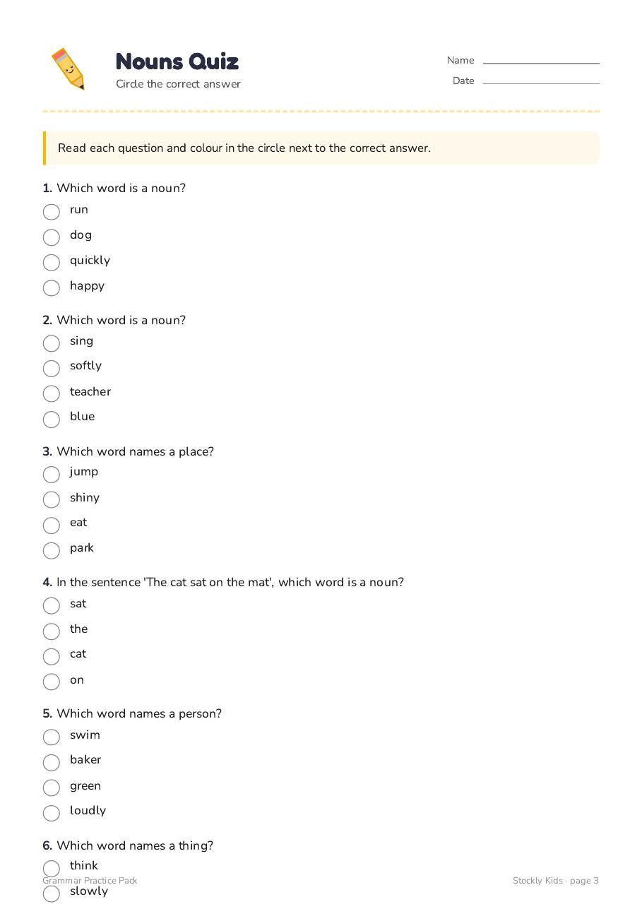 Grammar Practice Pack — page 3