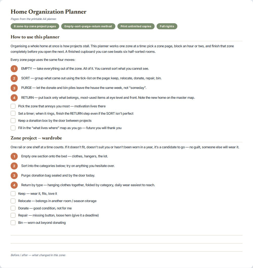 Home Organization Planner — preview 1
