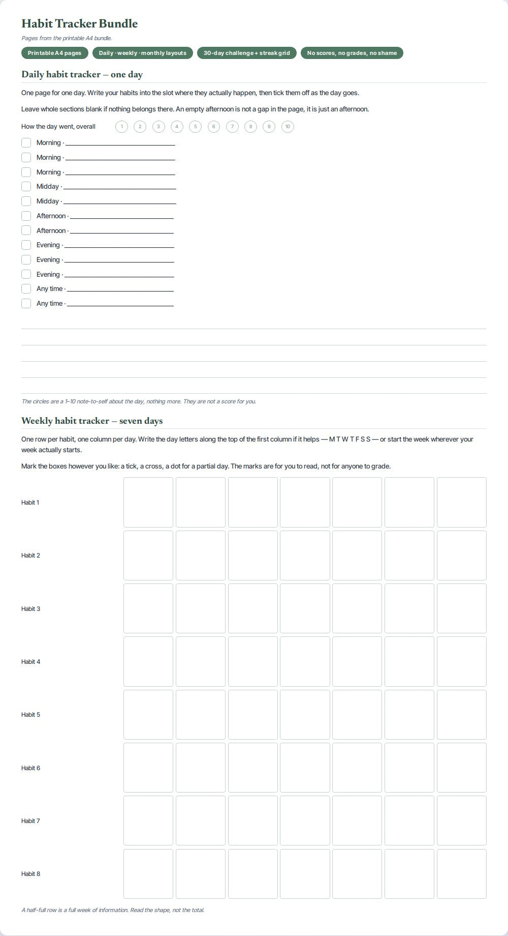 Habit Tracker Bundle — preview 1