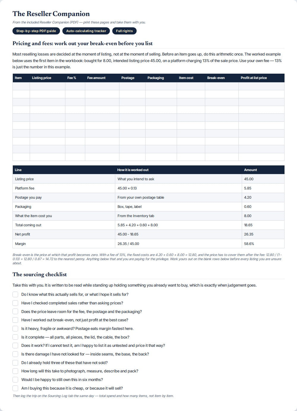 Reseller Inventory & Profit Tracker — preview 1