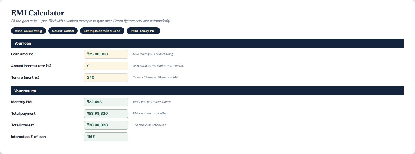 EMI Calculator — preview 1