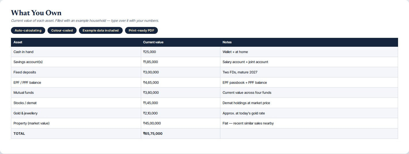 Net Worth Tracker — preview 1
