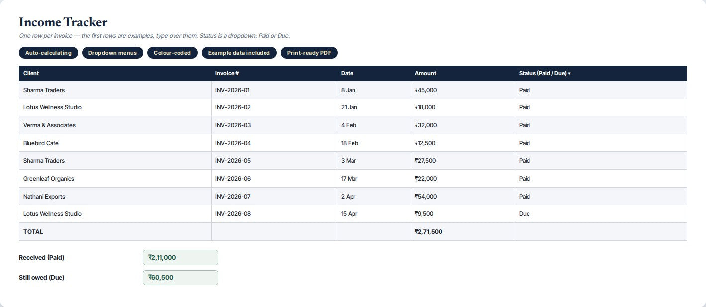 Freelancer Finance Planner — preview 1