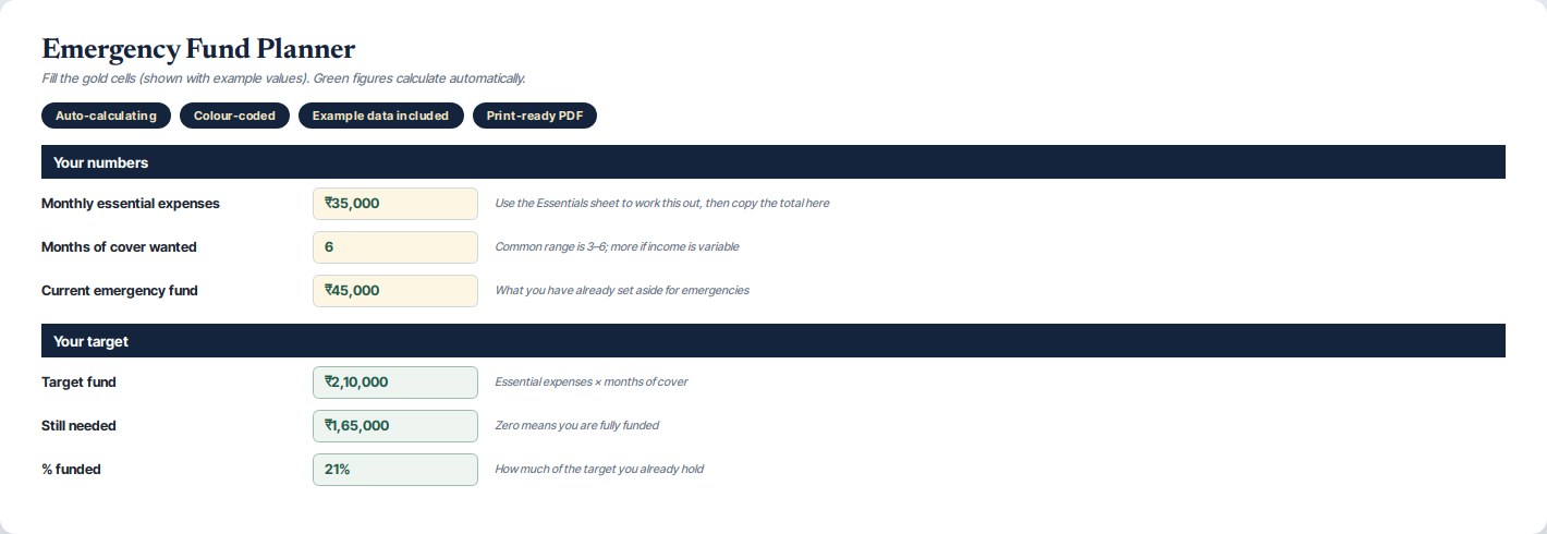 Emergency Fund Planner — preview 1