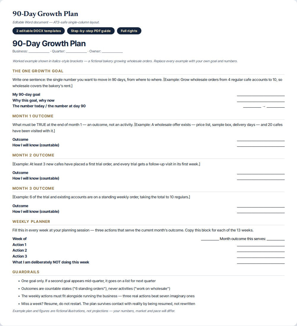90-day-business-growth-planner