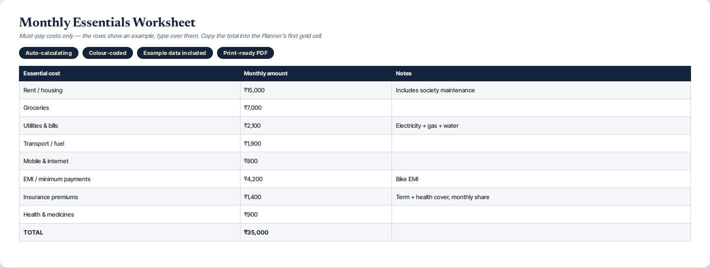 Emergency Fund Planner — preview 2