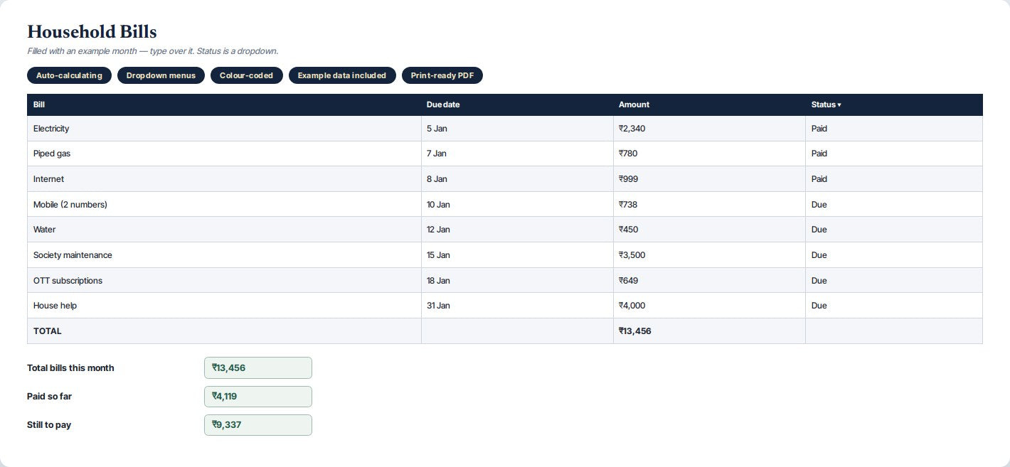 Ultimate Home Management Planner — preview 2