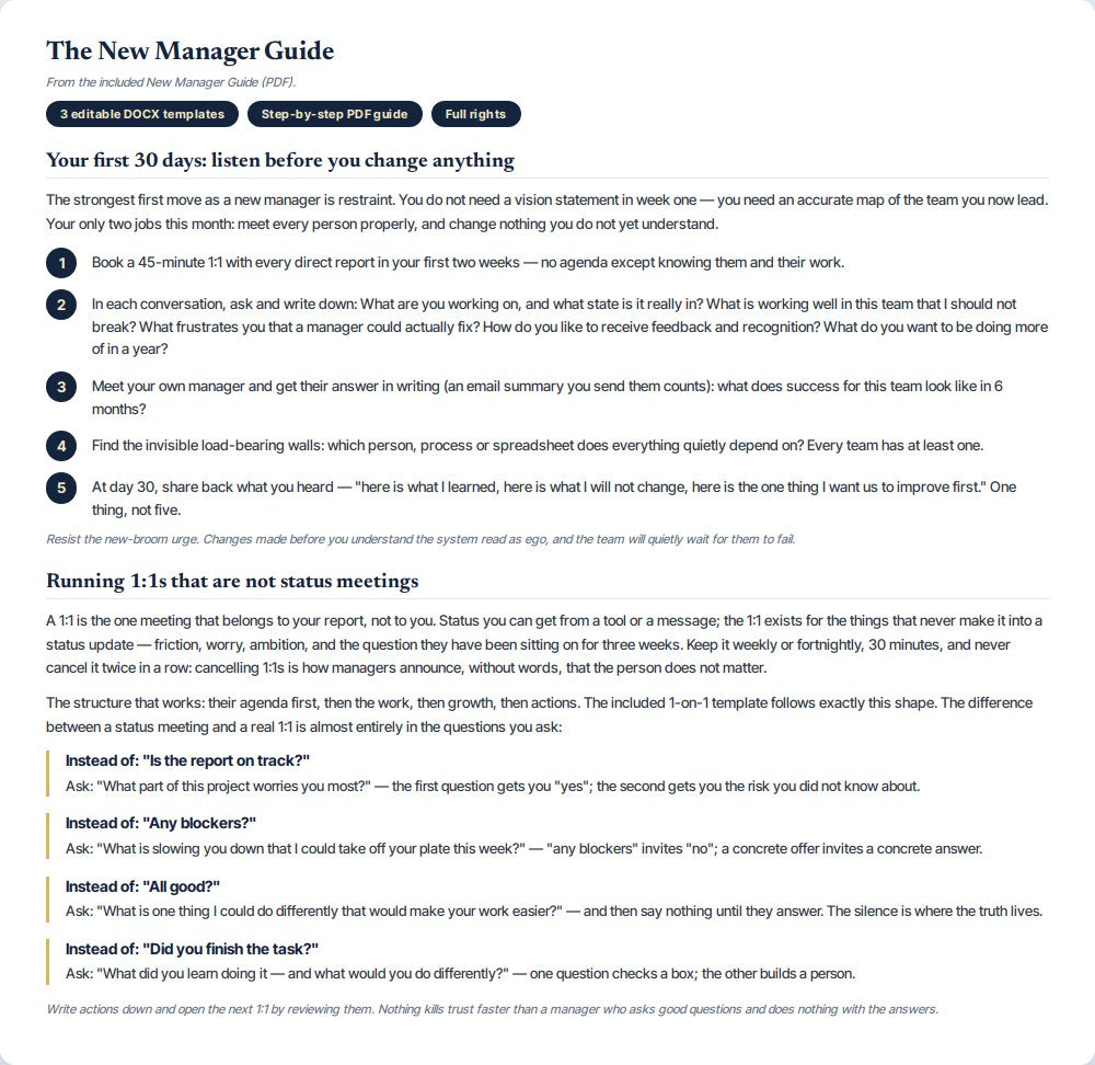 New Manager Starter Kit — preview 2