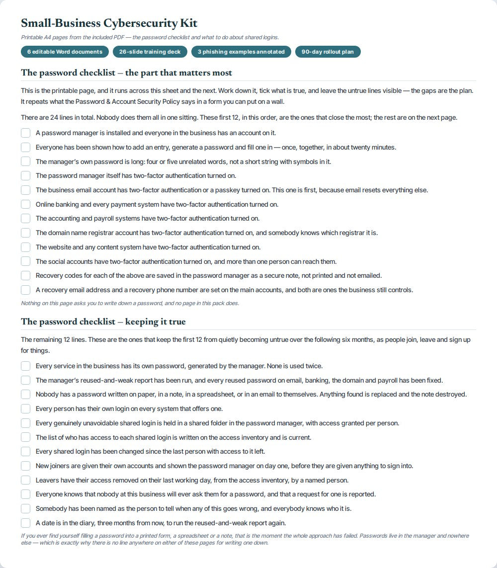 Small-Business Cybersecurity Kit — preview 2