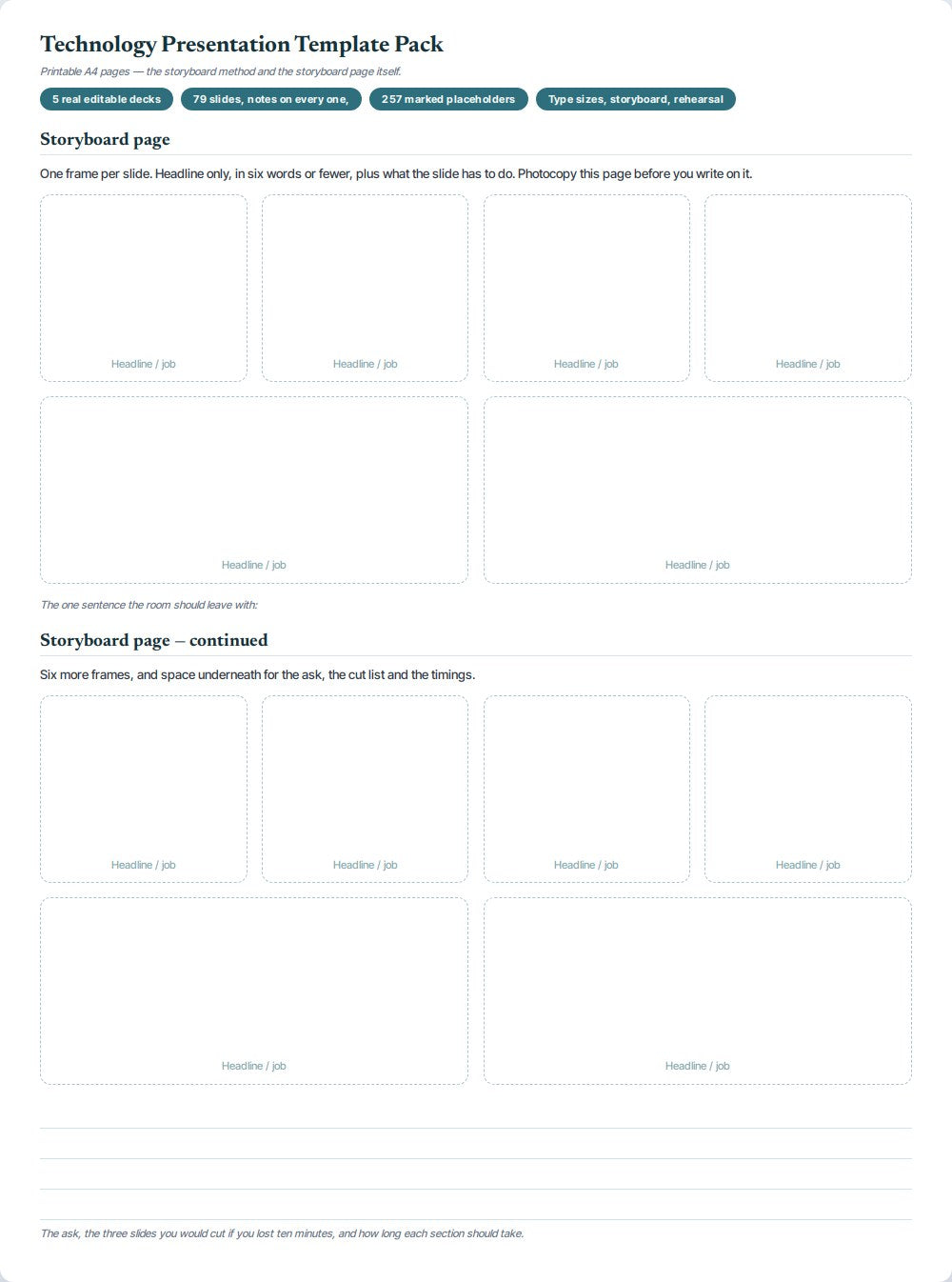Technology Presentation Template Pack — preview 2